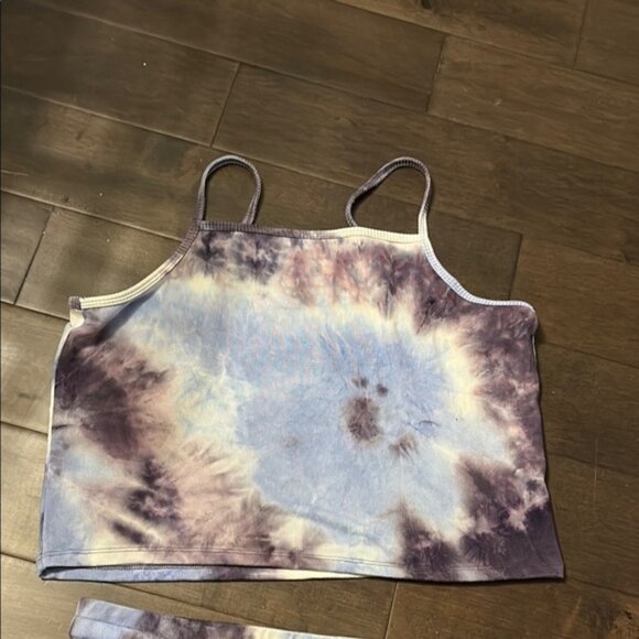 Bluenotes lounge Tie-Dye Tank and Shorts Setsize XL - Picture 2 of 7